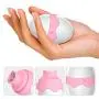 YDSXH Female Egg Jumping Tongue Sucker Silicone Electric Adult Female Masturbation Sex Toys Hi Egg Vibration Cunnilingus T-Shirt (Color : Pink)