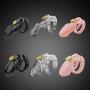LOKFCOU Sweatshirt Silicone Male Pēnnìs Ring Chastity Device Chastity Cage Lock Flirting sexxs Toy cocdilldóS Black Long