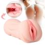 Manual Control Soft Natural Silicone Male Mastubration Cup 2 in 1 Artificial Real Pussy Male Air-Sucking Toys for Male Sexy Underwear Toys for Men T Shirt