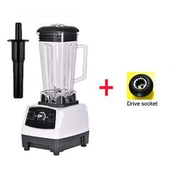 3Hp 2200W Heavy Duty Commercial Grade Blender Mixer Juicer High Power Food Processor Ice Smoothie Bar Fruit Blender,White Extra Driver,Au Plug