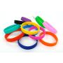 shadow dancer 2 Dozen Multi-Pack Blank Silicone Wristbands, Rubber Band Bracelets,12 Assorted Colors