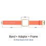 Simpeak for Fitbit Blaze Bands with Frame, Silicone Replacement Band Strap with Frame Case for Fit bit Blaze Smart Fitness Watch, Small/Large