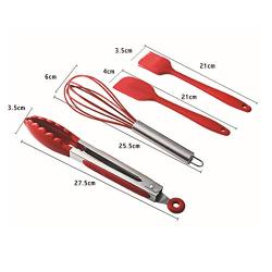 Household Kitchen Utensil set, Home Silicone Kitchenware Set of 10 Nonstick Baking Utensils