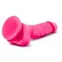 Blush Ruse 7.5 Inch Silicone Dildo, Thick, Girthy, Suction Cup, Strap On Harness Compatible, Sex Toy for Women