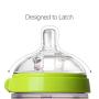 Comotomo Natural Feel Baby Bottle, Green, 8 Ounces