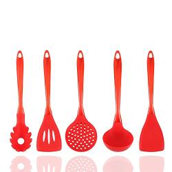 Dana Carrie Household Items kitchen kitchenware silicone spoon spatula set non-stick inner pot high temperature resistant, spatula