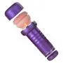 Sexbaby Male Masturbators Sex Toys Silicone Realistic Vagina Pocket for Male Masturbation Cup Adult Sex Dolls (Purple)