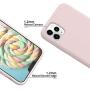 ORNARTO Liquid Silicone Case for iPhone 11 Pro, Slim Liquid Silicone Soft Gel Rubber Case Cover for Apple iPhone 11 Pro(2019) 5.8 inch-Pink Sand