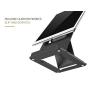 MoKo Phone/Tablet Stand, Foldable Desktop Holder for Devices(6-11") Fit iPhone 11 Pro Max/11 Pro/11, iPad 10.2" 2019, iPhone Xs/Xs Max/Xr/X, iPad Air 3, Mini 5, Galaxy Note 10 Plus, Black(Large Size)