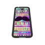 Samsung Galaxy S5 Case with Beard Pattern Whimsical Design Bumper Black Soft TPU and PC Protection Anti-Slippery &Fingerprint Case for Samsung Galaxy S5