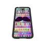Samsung Galaxy S5 Case with Beard Pattern Whimsical Design Bumper Black Soft TPU and PC Protection Anti-Slippery &Fingerprint Case for Samsung Galaxy S5