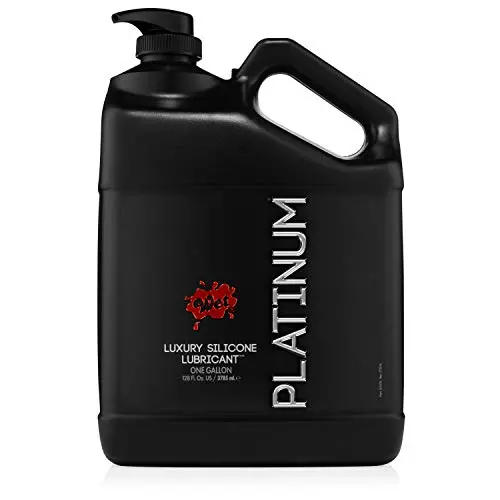 Wet Platinum Silicone Lubricant Gallon Body Glide Lube, 128 Ounce