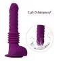9" Thrusting Vibrant Toys for Women with 6 Speed Frequency Waterproof Rechargeable G-Spot Automatic Female Ladies Toy with Wireless Remote Control and Suction Cup