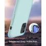 DTTO iPhone 11 Case, [Romance Series] Full Covered Shockproof Silicone Cover [Enhanced Camera and Screen Protection] with Honeycomb Grid Pattern Cushion for Apple iPhone 11 6.1” 2019, Mint Green