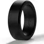 BONDWELL Silicone Wedding Ring for Men Save Your Finger & A Marriage Safe, Durable Rubber Wedding Band for Active Athletes, Military, Crossfit, Weight Lifting, Workout