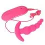 Loveria Vibrating Prostate Massager Anal Sex Toy for men 10-Frequency Vibrating Silicone Butt Anal Plug Vibrator Stimulator(Pink)