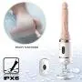 Wireless Control Rechargeable Automatic Retractable Multispeed Body Vibrating Massager Machine with Suction Cup for Adult Toys