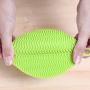 SDBT LT Dishwashing Brush Household Food Grade Dishwashing Brush Round Silicone Multi-Function Dishwashing Brush Fruit and Vegetable Cleaning Soft Decontamination Kitchenware Tableware Brush,Green