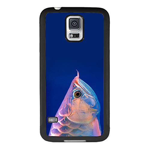 Samsung Galaxy S5 Case, Arowana Shock-Absorption TPU Rubber Bumper Samsung Galaxy S5 Case, Ultra Thin Slim Protective Cover for Samsung Galaxy S5-Black