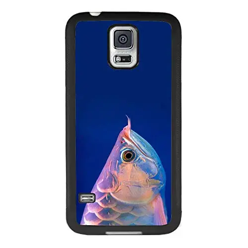 Samsung Galaxy S5 Case, Arowana Shock-Absorption TPU Rubber Bumper Samsung Galaxy S5 Case, Ultra Thin Slim Protective Cover for Samsung Galaxy S5-Black