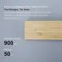 KITCHENDAO Bamboo Magnetic Knife Holder for Wall 17(43 cm) - 50% Stronger Magnet - Safe, Secure & Easy Storage Solution for Kitchen Knives, Metal Utensils & More