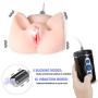P?ckèt-Püssè?s Men Toys Soft Lifelike Skin Sucking Toy for Men with 10 Sucking Vibration Modes