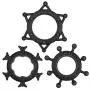 laise vie Silicone Penis Ring Set, Waterproof Soft Stretchy Cock Rings Pack of 3 Seamless Different Size Male Rings Adult Toys for Couples Sex Toys for Orgasm