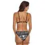 SCOCICI Comfortable and Quick Dry Bikini Ancient Hieroglyphs Grunge Pattern on
