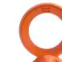 Comotomo Silicone Baby Teether, Orange