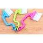 Trycooling Hand-held Groove Gap Cleaning Tools Door Window Track Kitchen Cleaning Brushes (Random Color-Blue, Yellow, Pink)