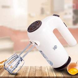 BINZHI Egg Beater Electric Household Mini Baking Hand-held Automatic Eggbeater Cream Hair Cake Cake Mixer - White Kitchen gadget