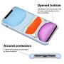 Anuck iPhone 11 Case, Anti-Slip Liquid Silicone Gel Rubber Bumper Case with Soft Microfiber Lining Cushion Slim Hard Shell Shockproof Protective Case Cover for Apple iPhone 11 6.1" 2019 - Light Blue