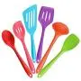 Kitchenware Utensils Set 6 Piece multicolor Premium Silicone Heat Resistant Non-Stick Cooking Professional Tools