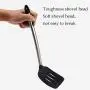 Kitchenware Set Stainless Steel Handle + Soft Silicone Head Kitchen Gadgets Household Heat-Resistant Shovel Spoon Kitchenware Set, Kitchenware