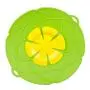 1Pc Kitchenware 28Cm Silicone Lid Spill Stopper Cover For Pot Pan Kitchen Accessories Cooking Tools Flower Cookware,Green