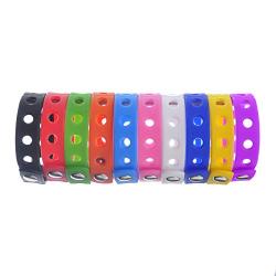 GOGO 10 PCS Adjustable Wristband Bracelets for Fit Jibbitz Croc Shoe Charms Adult Size