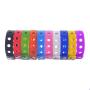 GOGO 10 PCS Kids Rubber Bracelet, Adjustable Wristband Fit Shoe Jibbitz Crocs Charms