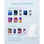 Anker Wireless Charger, PowerWave 7.5 Stand with Internal Cooling Fan, 7.5W for iPhone 11, 11 Pro, 11 Pro Max, Xs Max, XR, XS, X, 8, 8 Plus, 10W for Galaxy S10 S9, Note 10 (with Quick Charge Adapter)