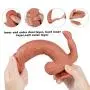 Wushuangyu Lifelike Massager Waterproof Realistic Silicone Di&DLO Body Massage Soft and Health Flesh - Vibrant Toy