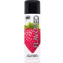 Wet Strawberry Flavored Lube - Water Based Edible Lubricant, 3.0 Ounce