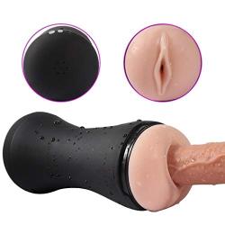 CRGRHL Handheld Personal Pockèt-Pussycat Cup Adult Toys for Men Hands-Free Play Silicone 10 Frequency Vibration Toys