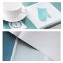 Multi-functional Kitchen helper 5 PCS Kitchen Anti-oil Proof Decorative Wall Stickers Aluminum Foil Kitchen Stove Cabinet Stickers Self Adhesive Wall Stick, Kitchenware Pattern, Size: 75