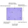Reusable Silicone Mat Non Stick - Kitchenware Kneading Pastry Pad for Dough Rolling Fondant Pie Pizza Cake Baking Sheet Cooking Tools Purple