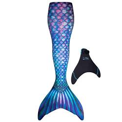 Fin Fun Mermaid Tails for Swimming with Monofin - Kids and Adult Sizes - Limited Edition