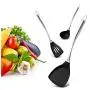High Temperature Resistant Silicone Spatula Cooking Shovel Kitchen Stainless Steel kitchenware(6 Packs)