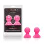 CalExotics Nipple Play Silicone Pro Nipple Suckers ? Adult SM Sex Toys for Sensitivity Enhancement - Pink