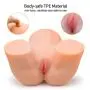 Life-Size Sex Doll Male Masturbator 3D Realistic Pussy Ass with Tight Vagina Anal Canals & Torso Inside TPE Silicone Love Doll for Men Masturbation (17.7 X 11.6 X 8.3 Inches)