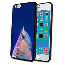 iPhone 6s 6 Case, Arowana Shock-Absorption TPU Rubber Bumper iPhone 6s 6 Case, Ultra Thin Slim Protective Cover for iPhone 6s 6-Black