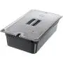 Carlisle 10202B03 StorPlus Full Size Food Pan, Polycarbonate, 6" Deep, Black