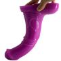 10 Inch Realistic Double Layer Silicone Toy with Strong Suction Cup